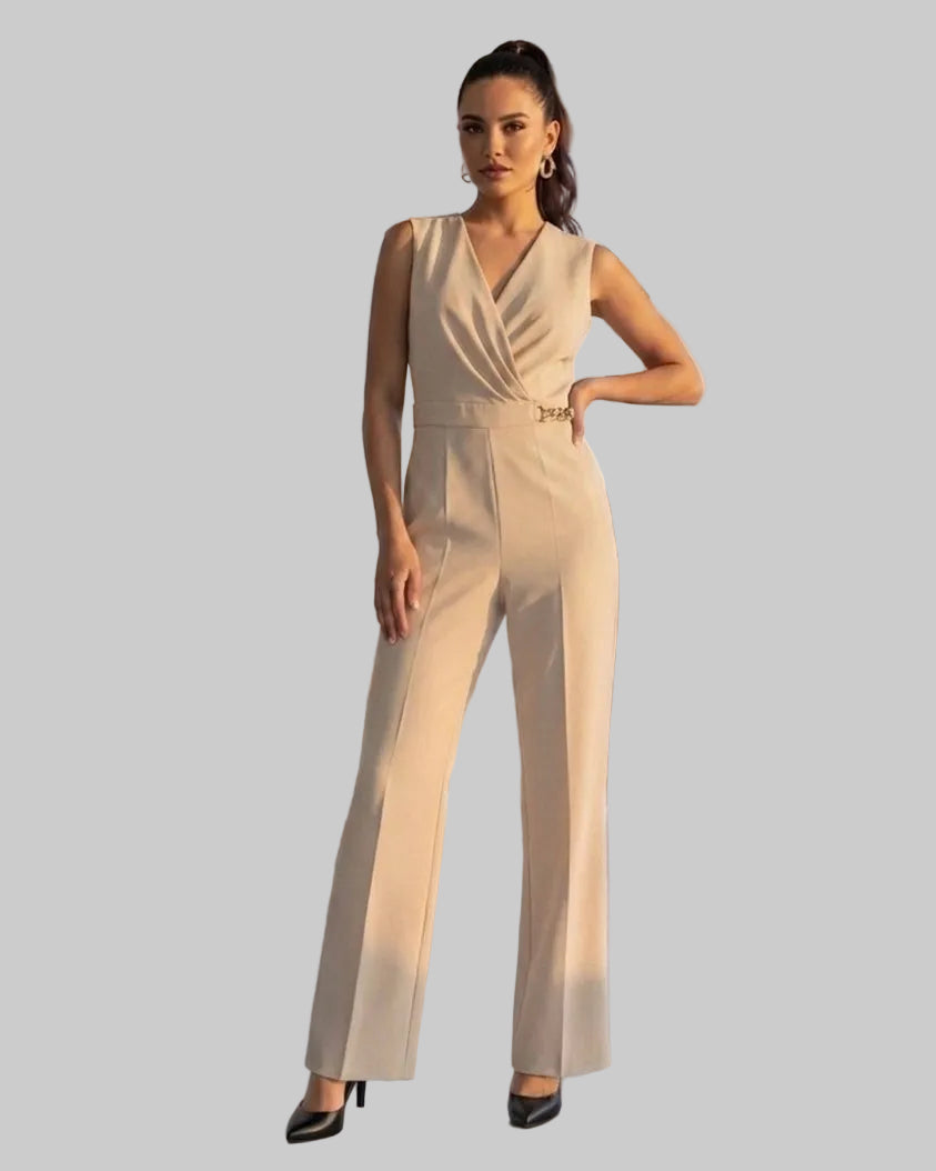Beige jumpsuit