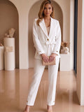 Elegant white suit