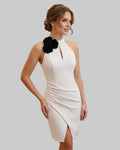 White evening dress